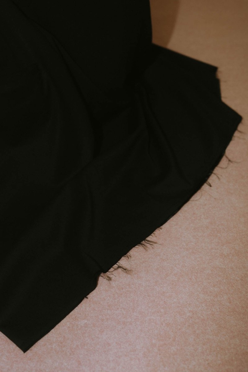 -high end- oversize long chester coat(unisex)/black - KNUTH MARF