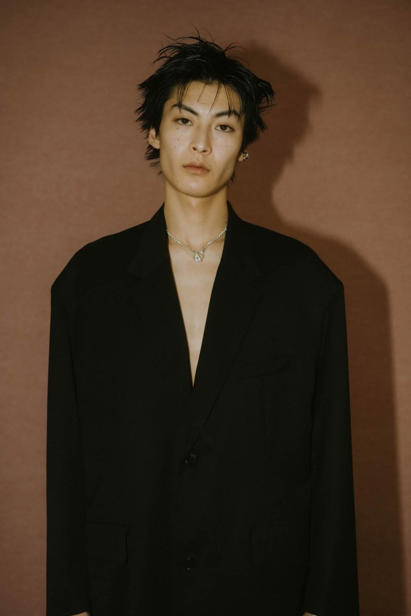 -high end- oversize long chester coat(unisex)/black - KNUTH MARF