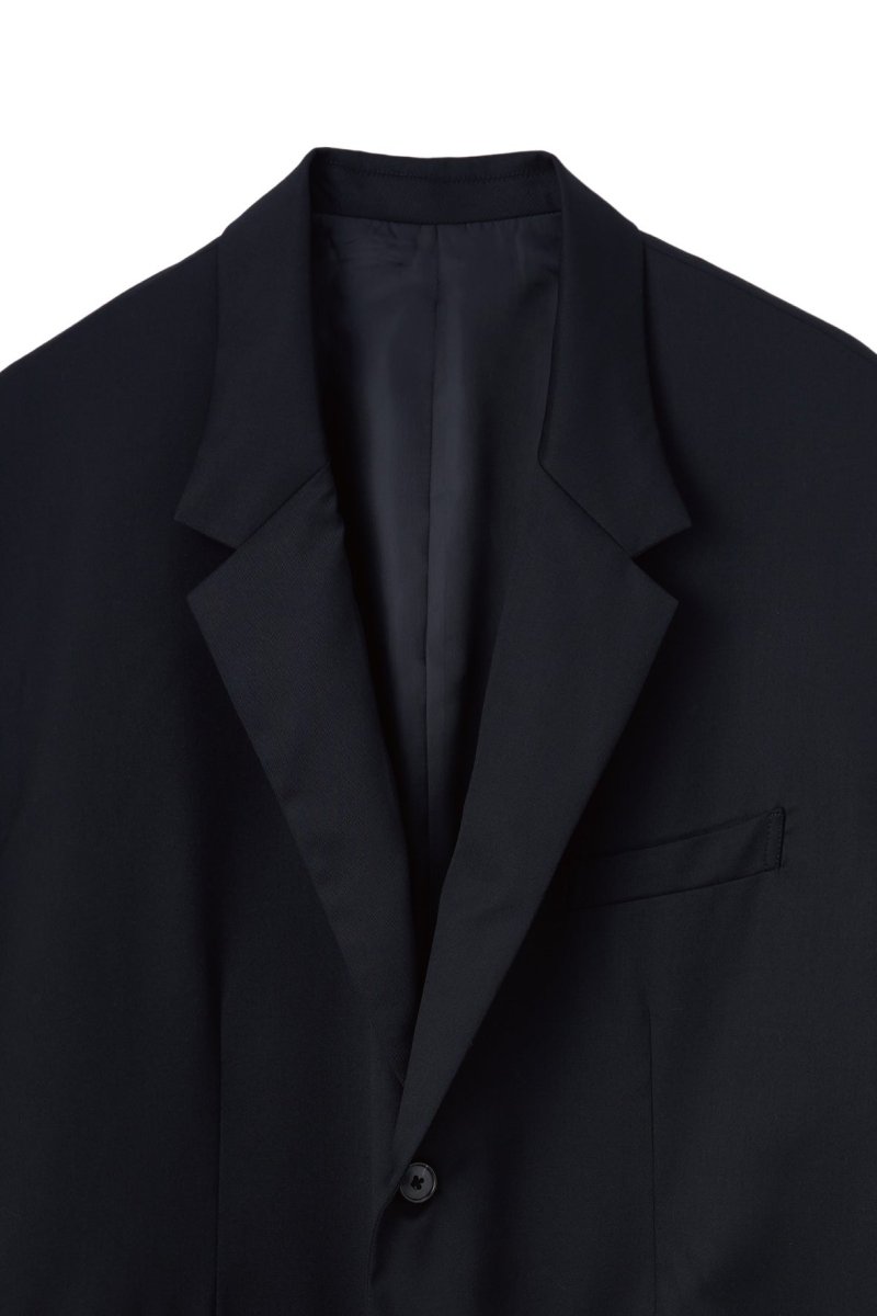 -high end- oversize long chester coat(unisex)/black - KNUTH MARF