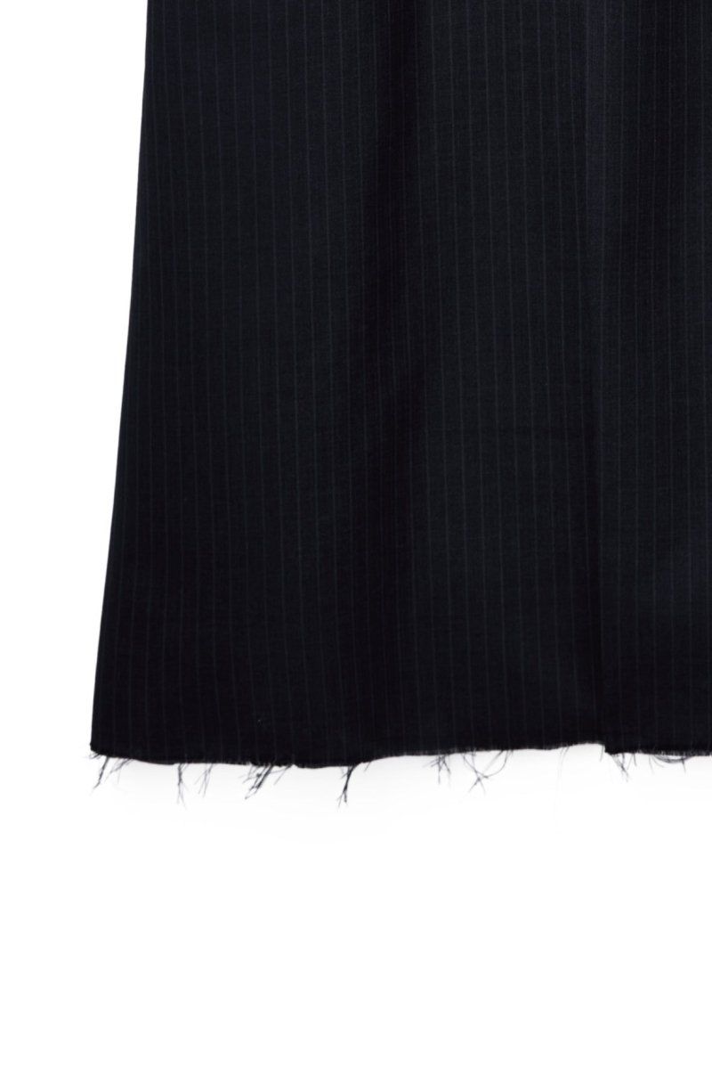 -high end- oversize long chester coat(unisex)/stripe - KNUTH MARF