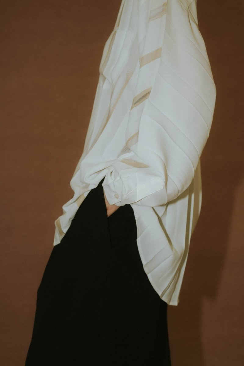 -high end- pleats unique print shirt(unisex) - KNUTH MARF
