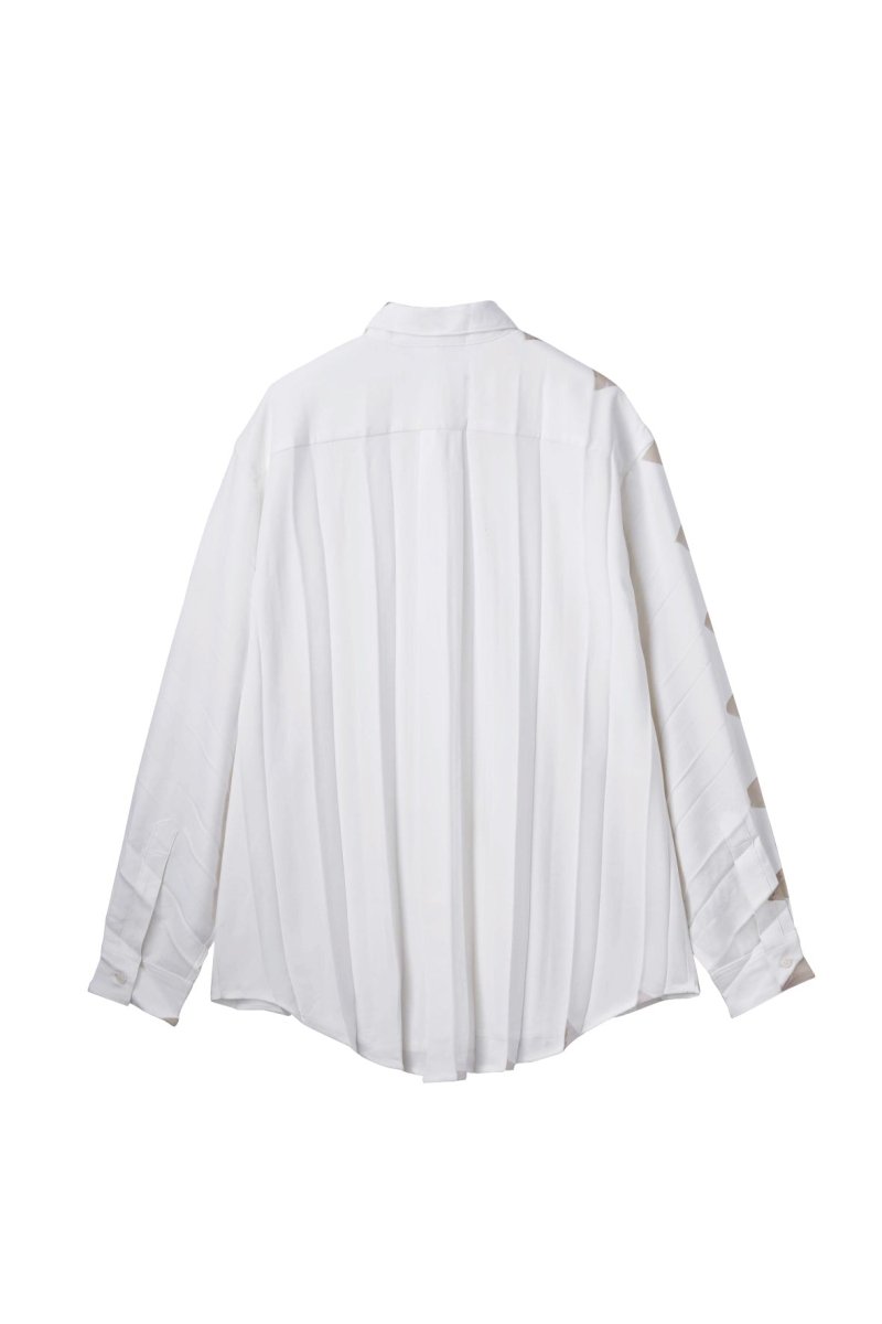 -high end- pleats unique print shirt(unisex) - KNUTH MARF