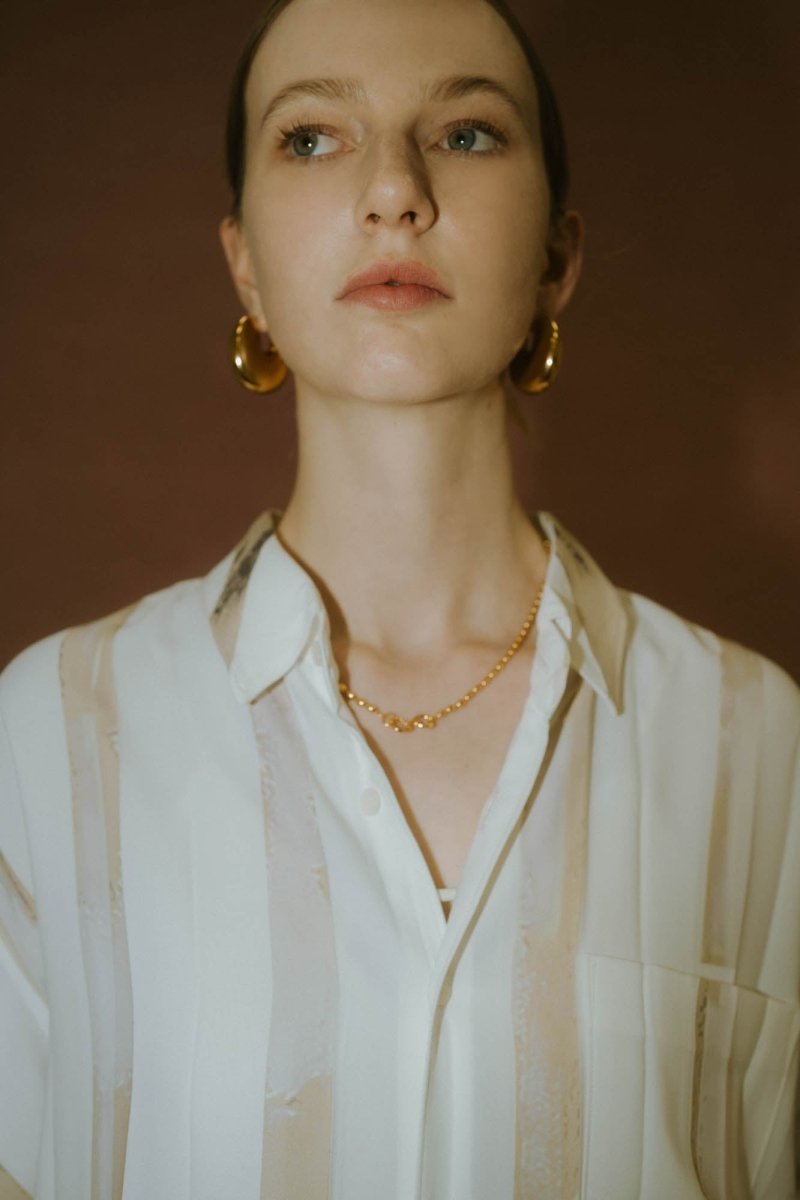 -high end- pleats unique print shirt(unisex) - KNUTH MARF