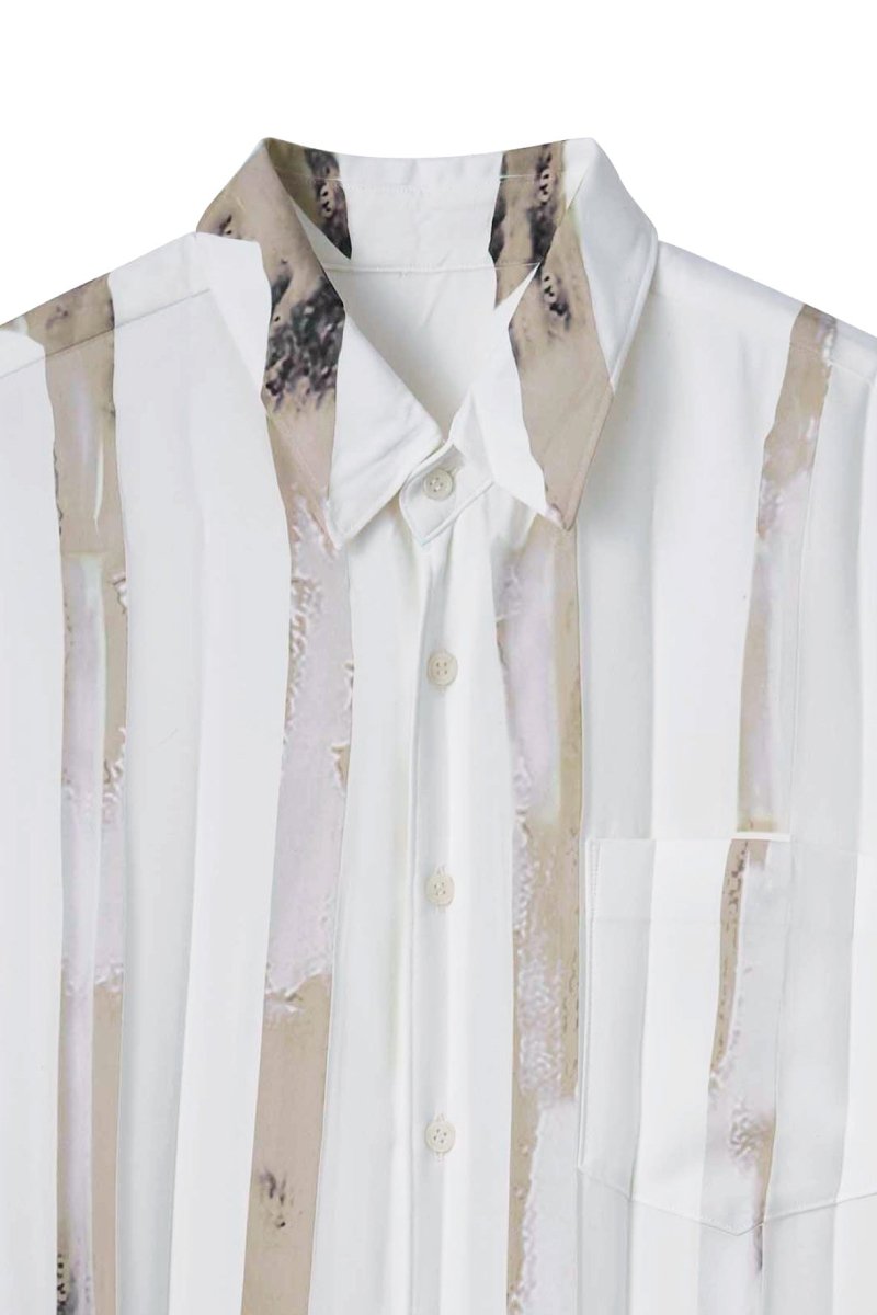 -high end- pleats unique print shirt(unisex) - KNUTH MARF