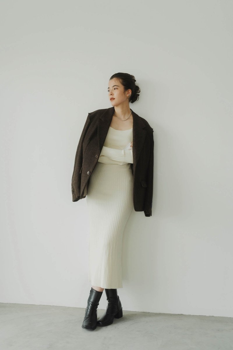 -high end- raw edge jacket/herringbone - KNUTH MARF