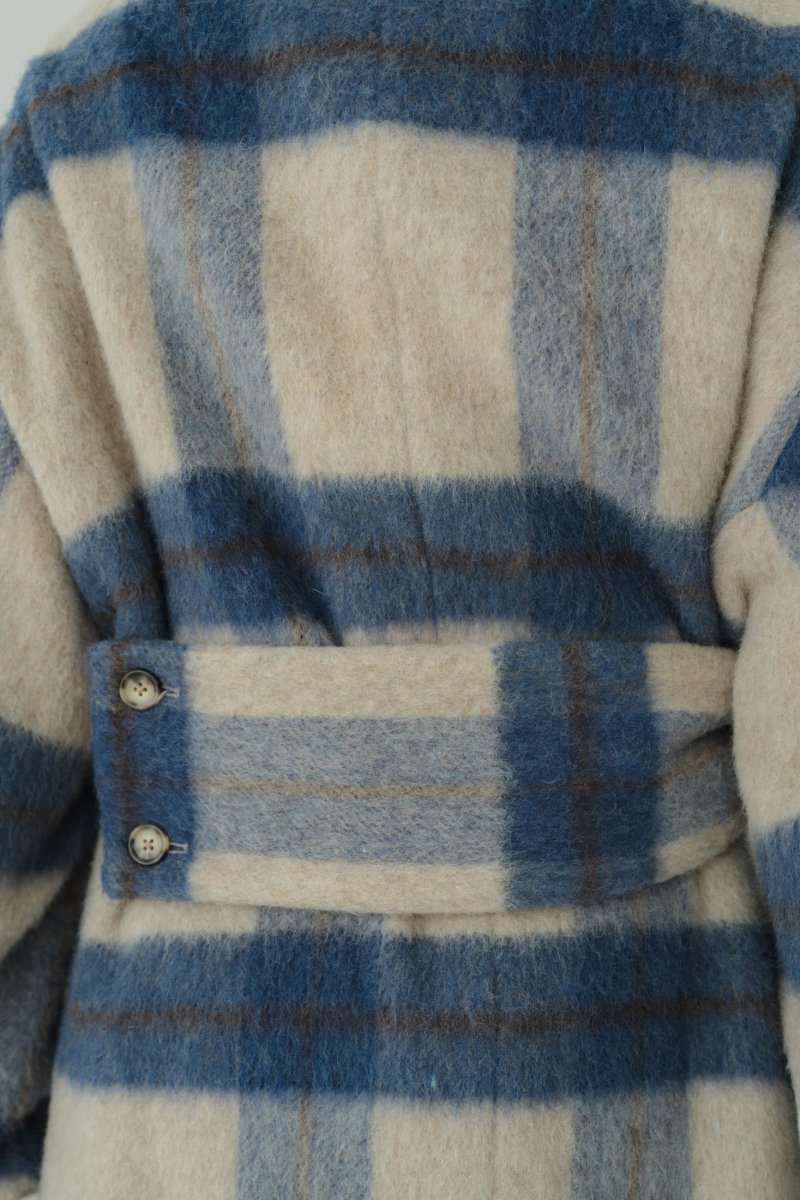 -high end- remake chester long coat/bluegray - KNUTH MARF