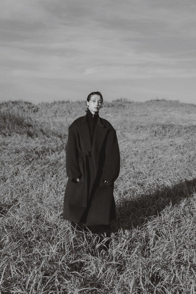 -high end- remake chester long coat/charcoal - KNUTH MARF