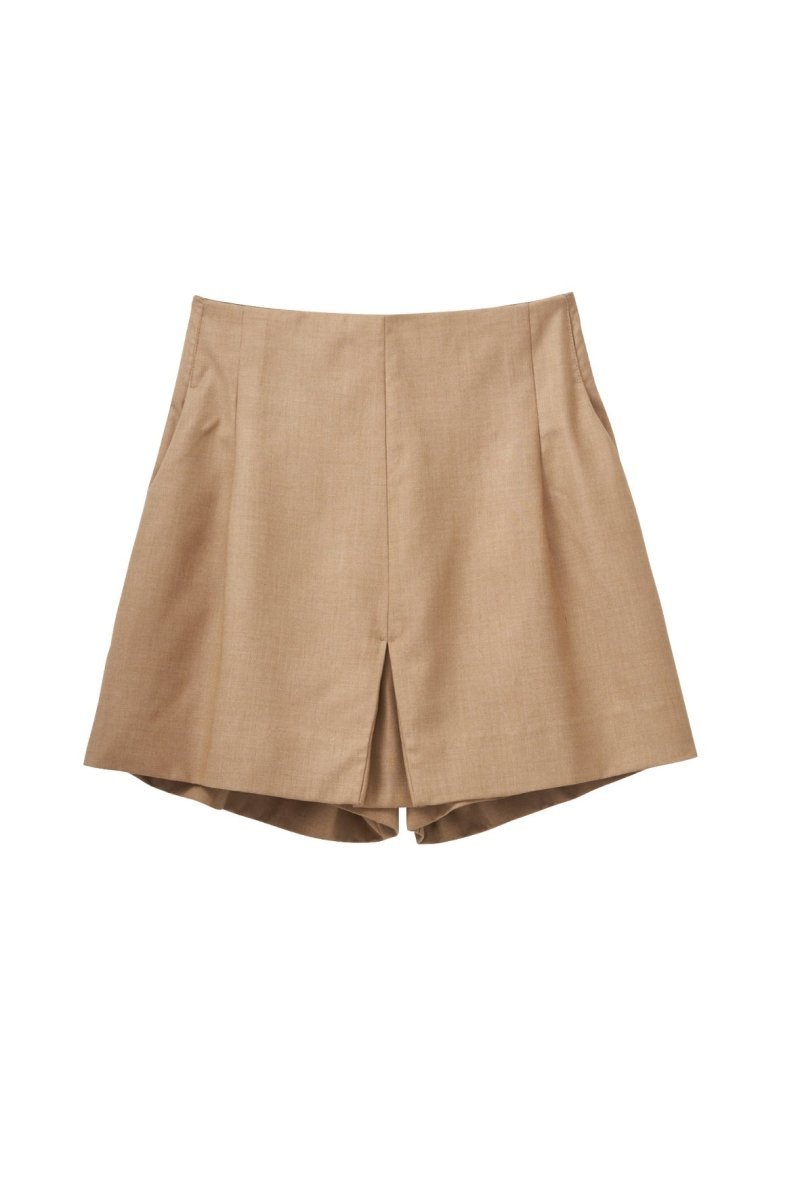 high waist front skort/black - KNUTH MARF