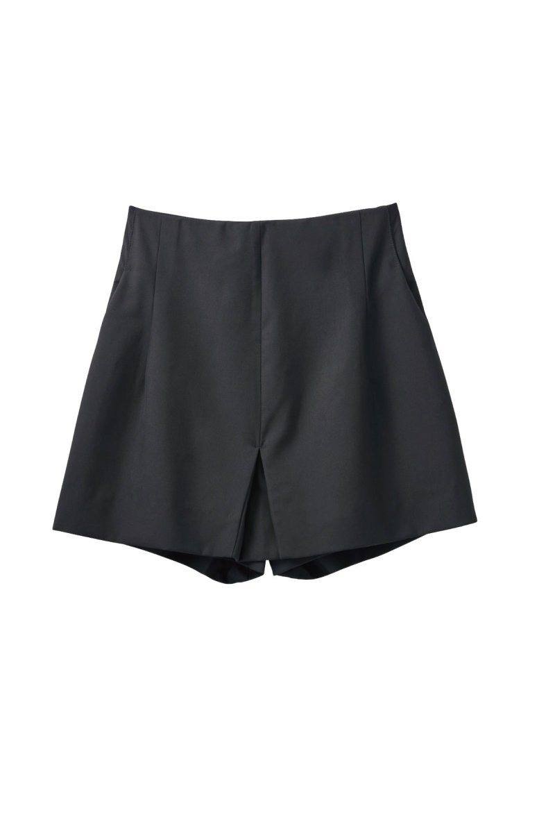 high waist front skort/black - KNUTH MARF