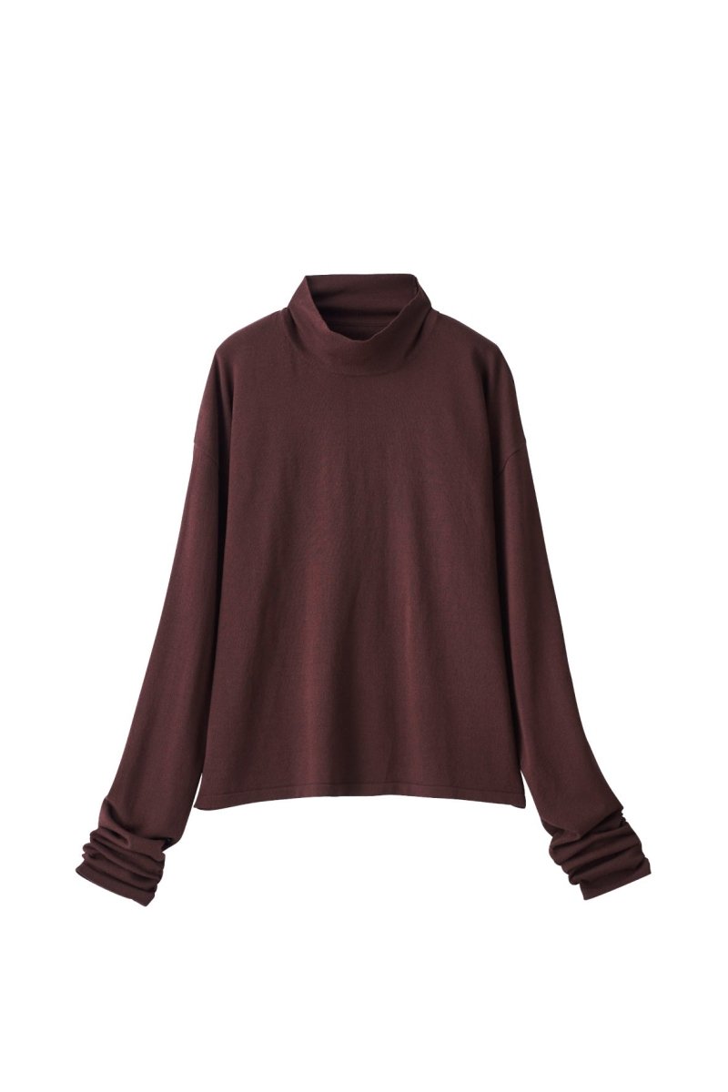lame bustier combination knit/3color - KNUTH MARF