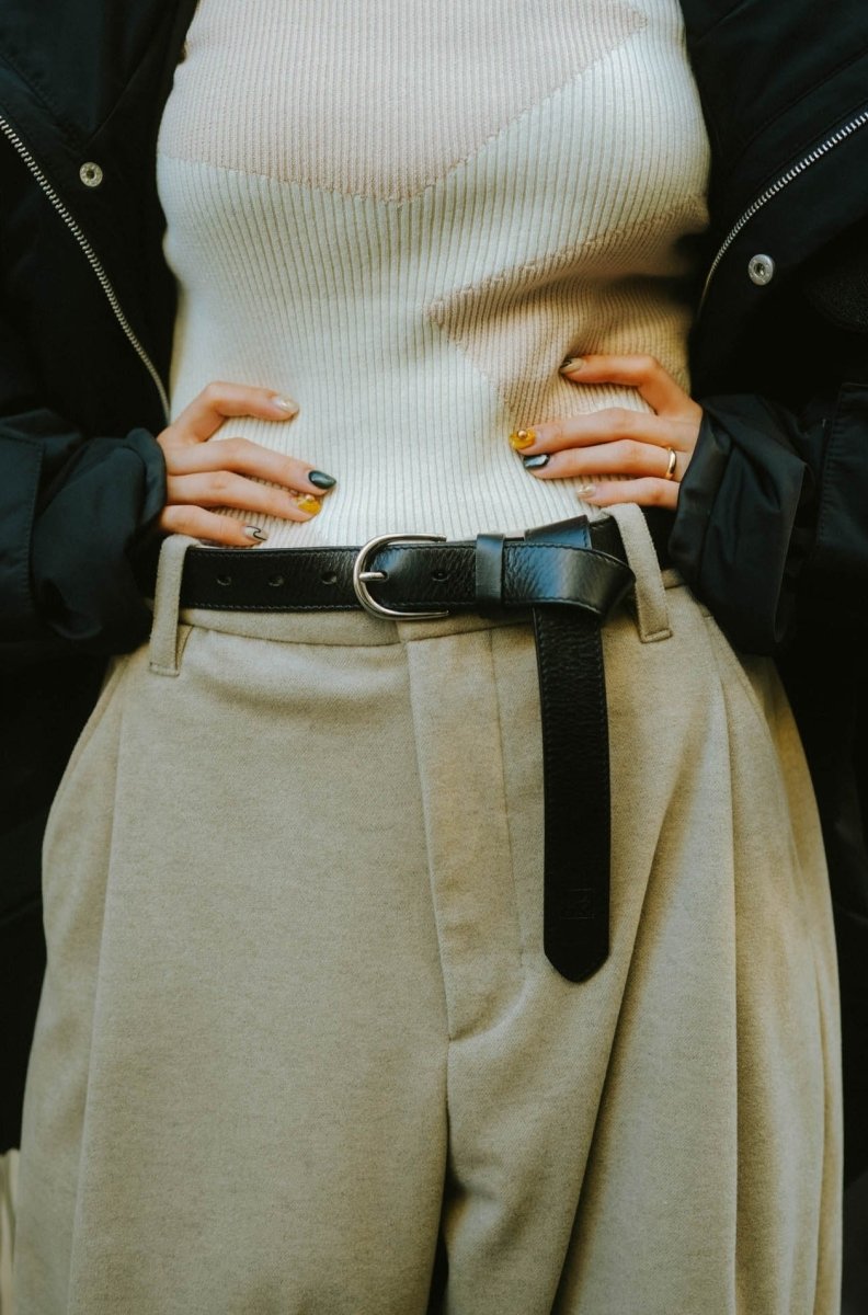 leather logo belt - KNUTH MARF