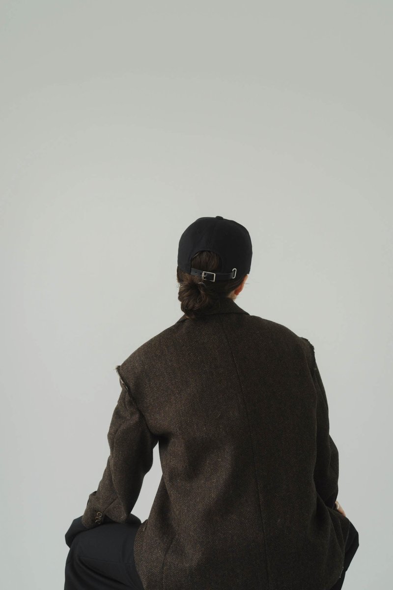 leather strap logo cap(unisex) - KNUTH MARF