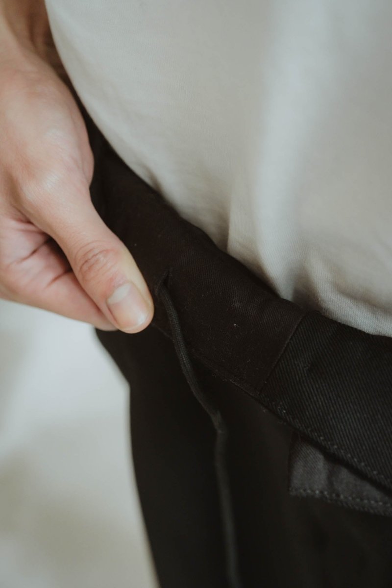 loose slacks pants/checkgreen - KNUTH MARF