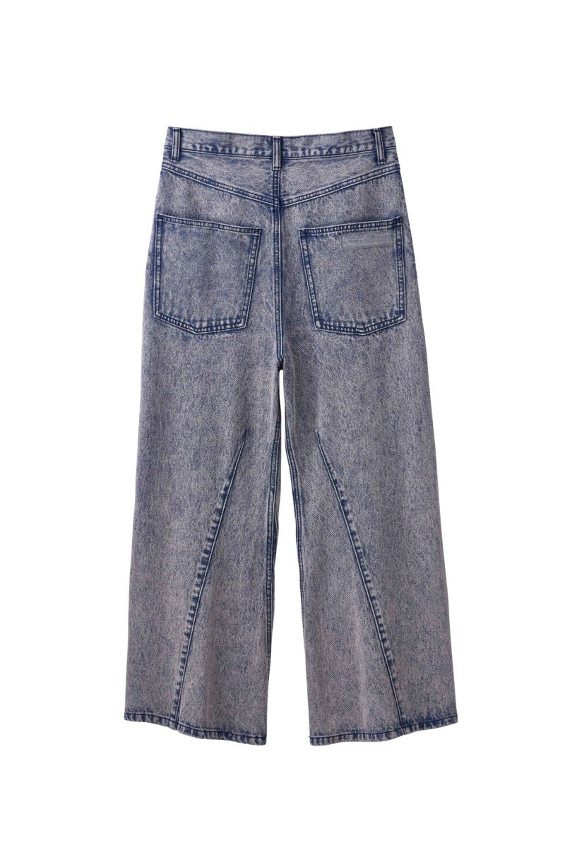low rise denim pants(unisex)/4color - KNUTH MARF