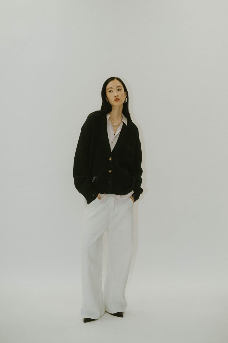 low rise denim pants(unisex)/4color - KNUTH MARF