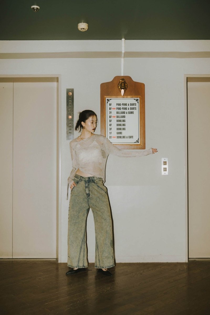 low rise denim pants(unisex)/4color - KNUTH MARF