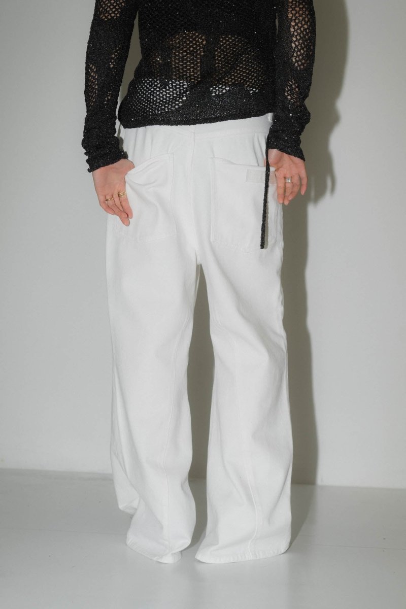low rise denim pants(unisex)/4color - KNUTH MARF