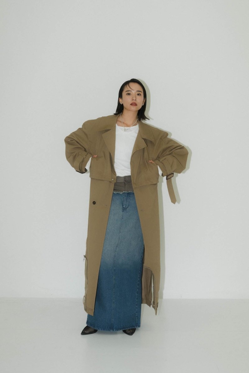 many way trench coat/beige - KNUTH MARF