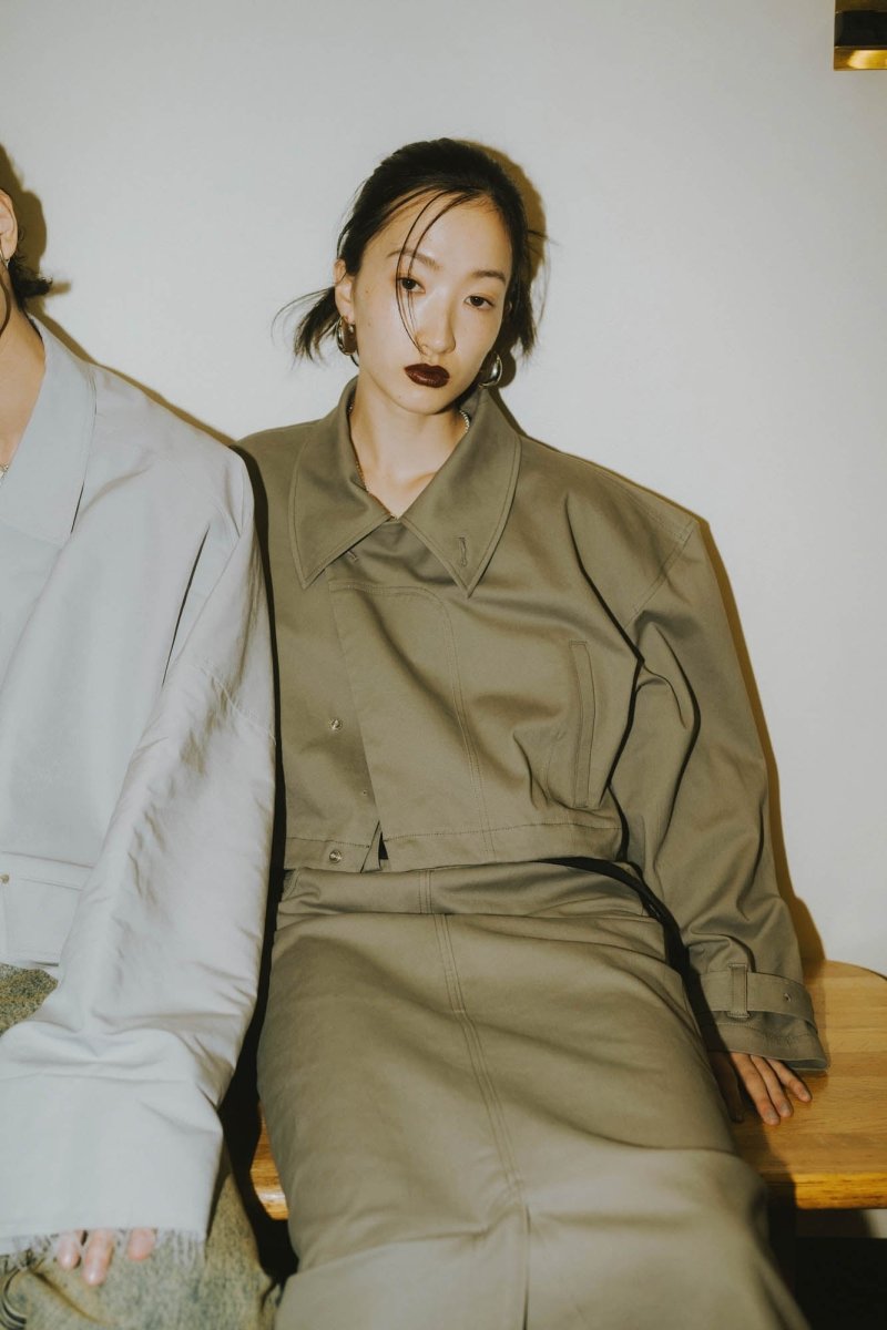 many way trench coat/gray - KNUTH MARF