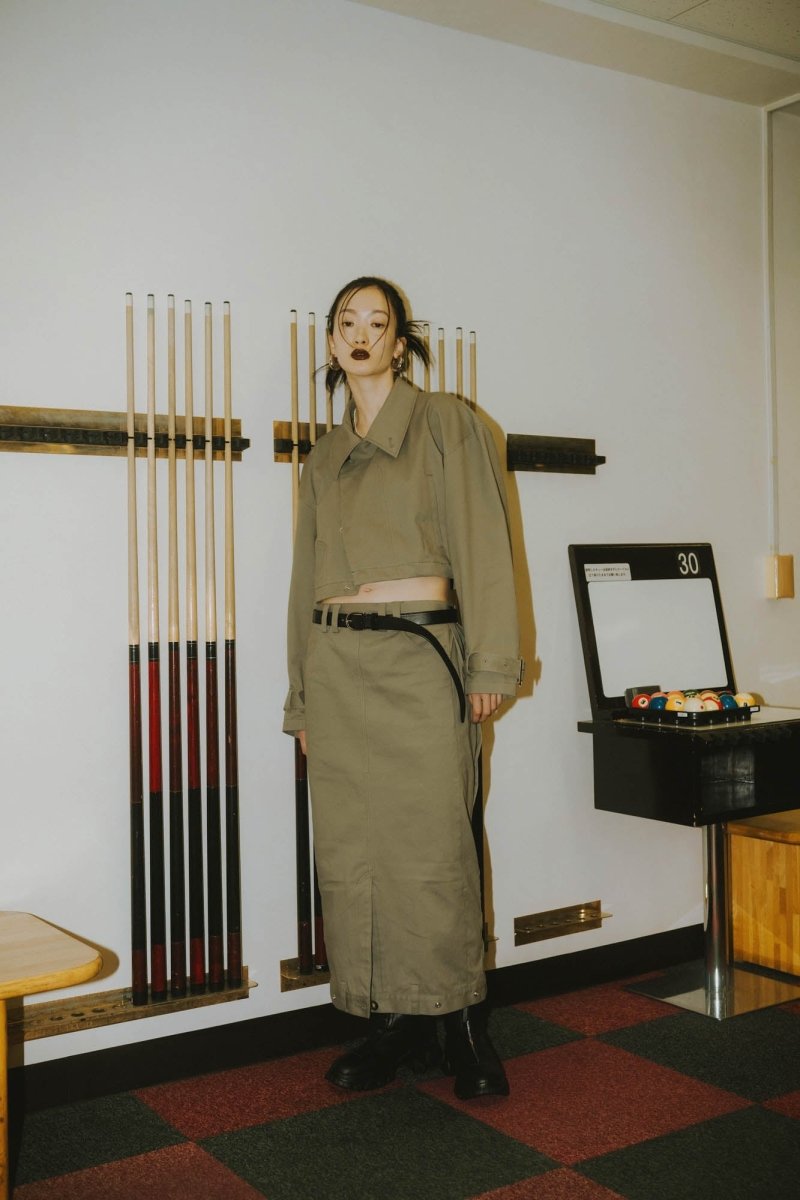 many way trench coat/gray - KNUTH MARF