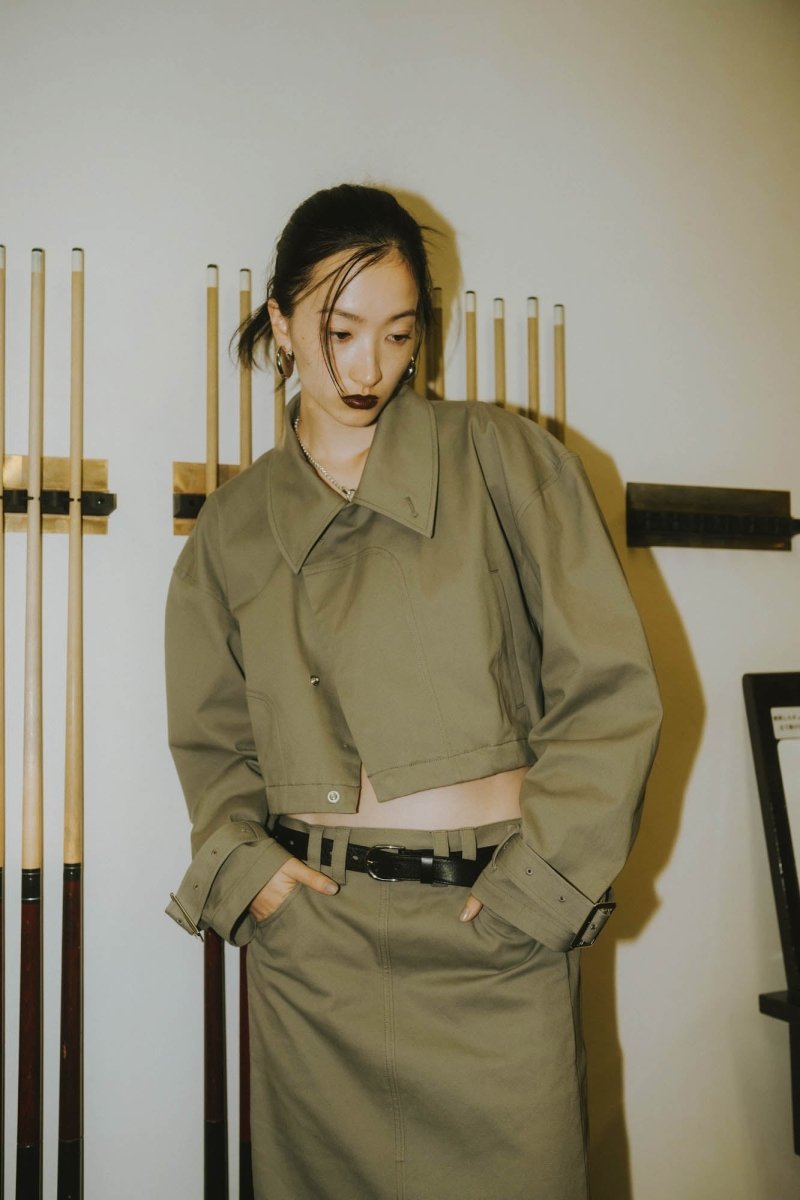many way trench coat/gray - KNUTH MARF