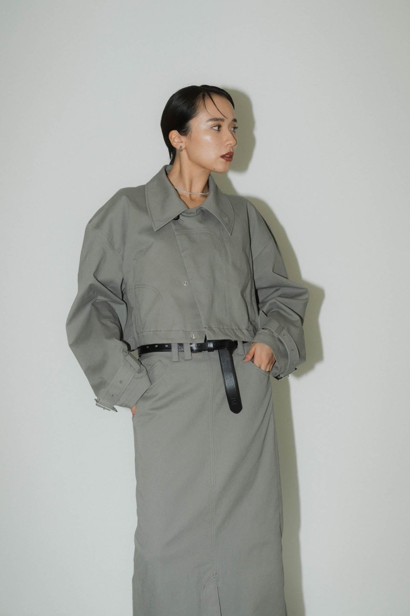 many way trench coat/gray - KNUTH MARF