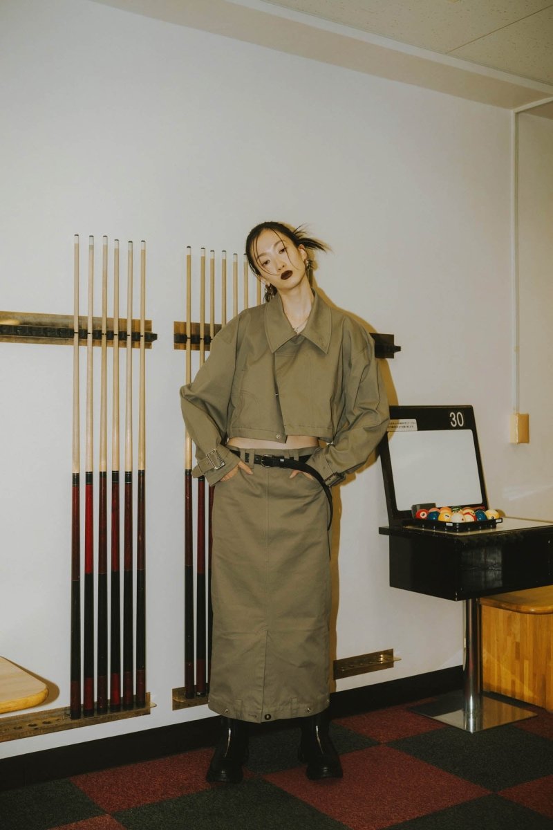 many way trench coat/gray - KNUTH MARF