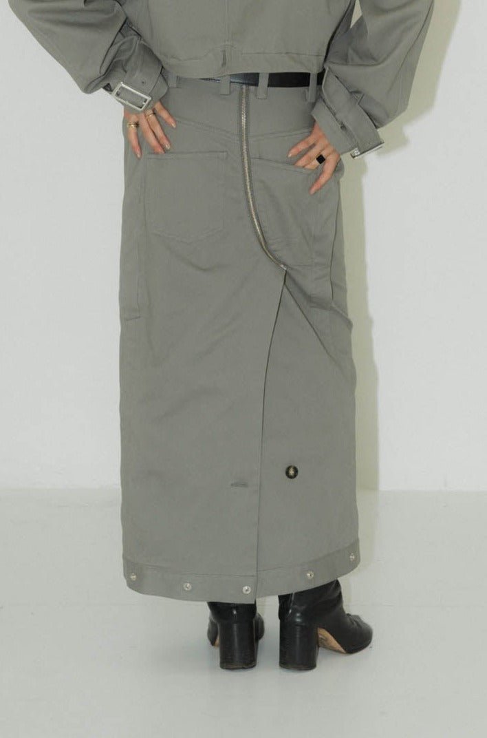 many way trench coat/gray - KNUTH MARF