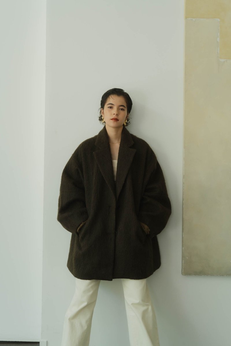 mix shaggy outer/khakibrown | KNUTH MARF