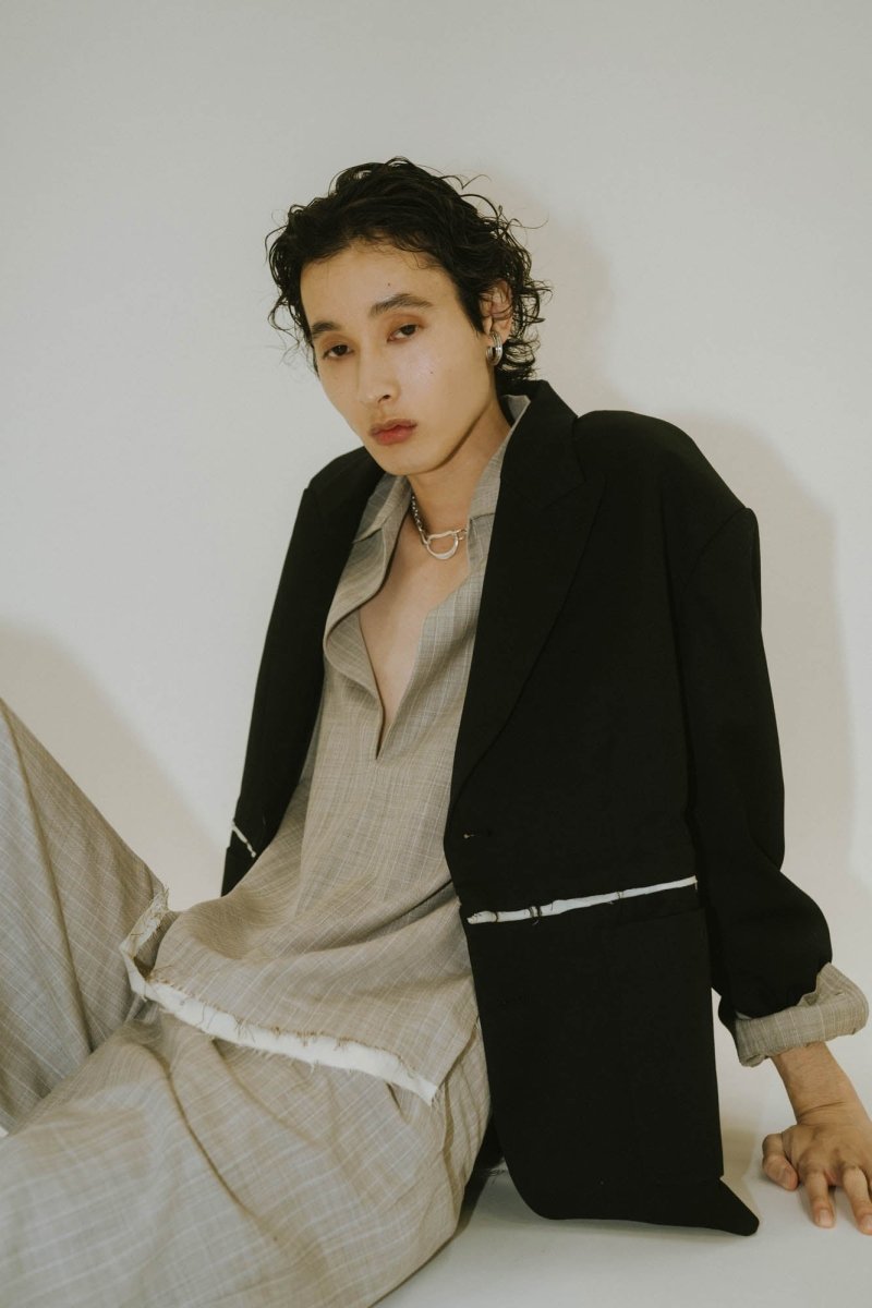 -Order sales- 2way dad jacket(unisex)/black - KNUTH MARF