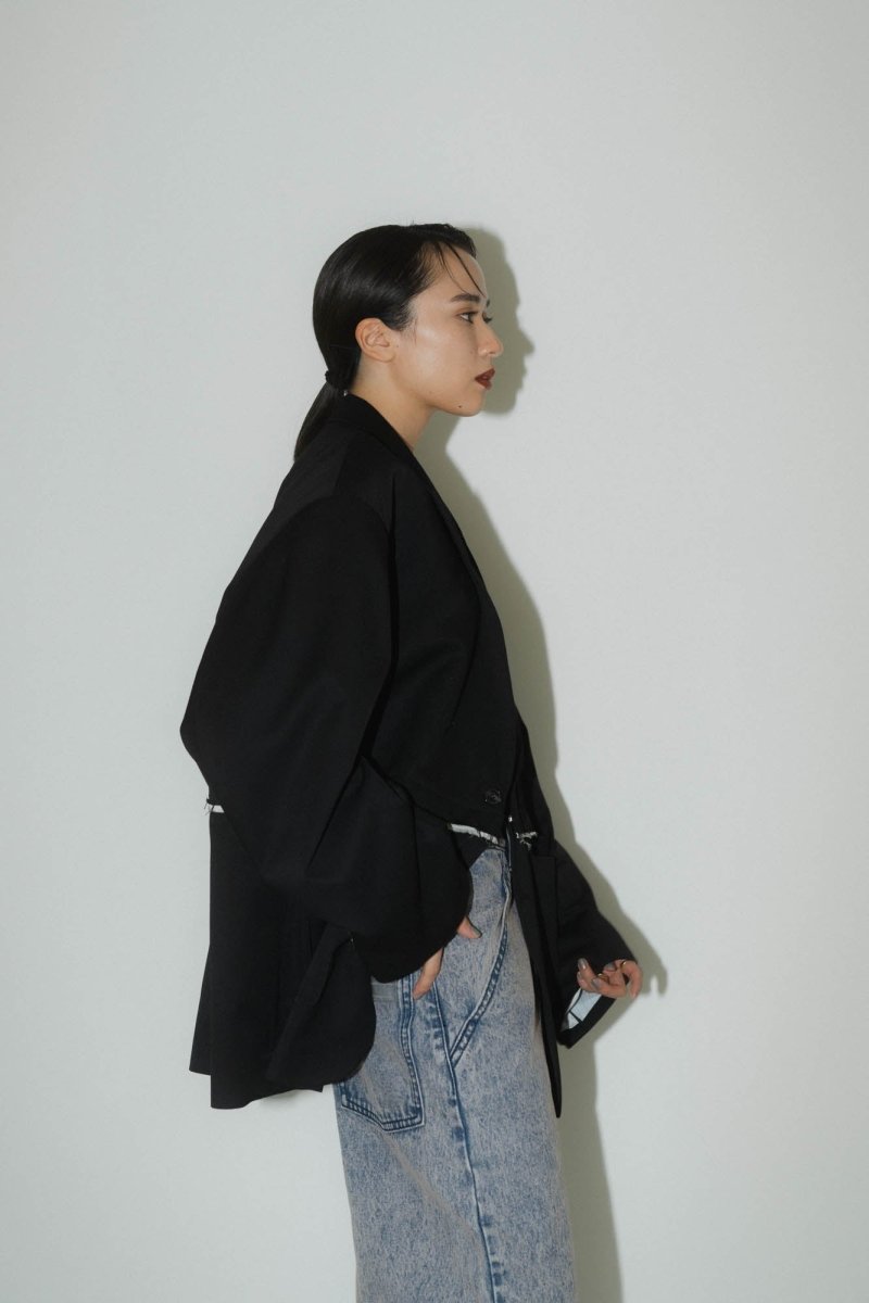 -Order sales- 2way dad jacket(unisex)/black - KNUTH MARF