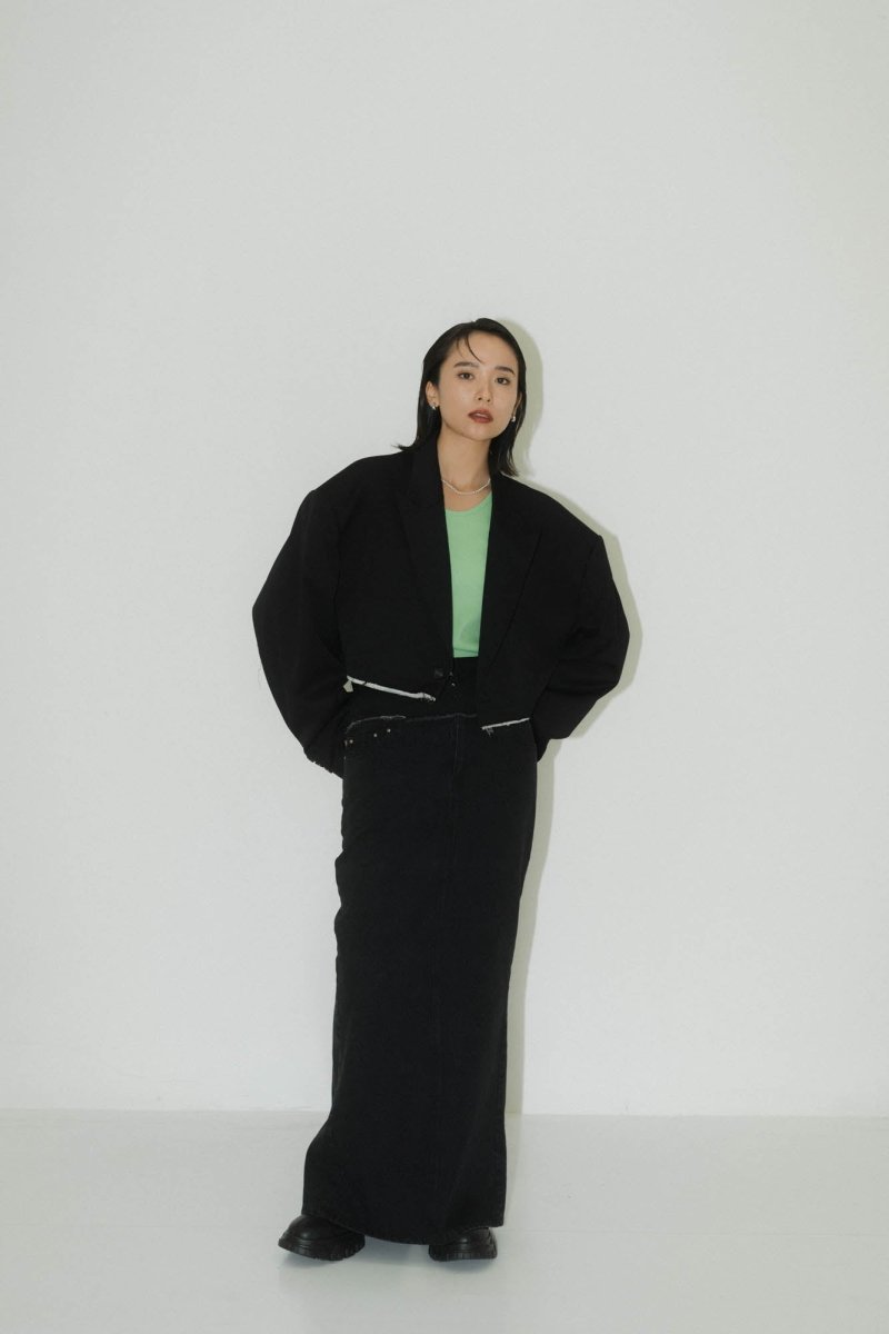 -Order sales- 2way dad jacket(unisex)/black - KNUTH MARF