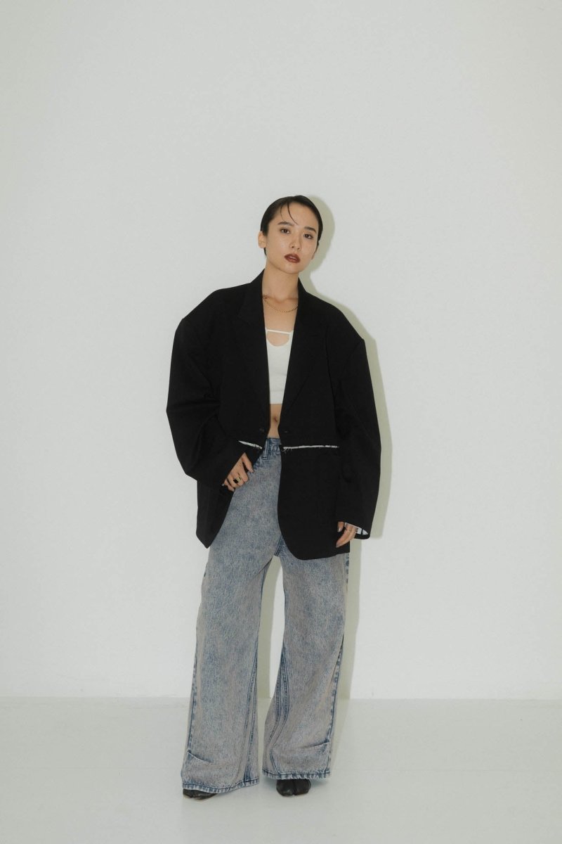-Order sales- 2way dad jacket(unisex)/black - KNUTH MARF