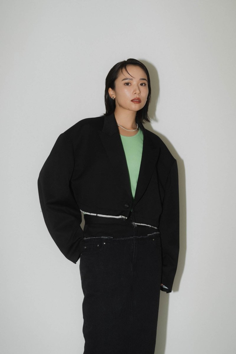 -Order sales- 2way dad jacket(unisex)/black - KNUTH MARF
