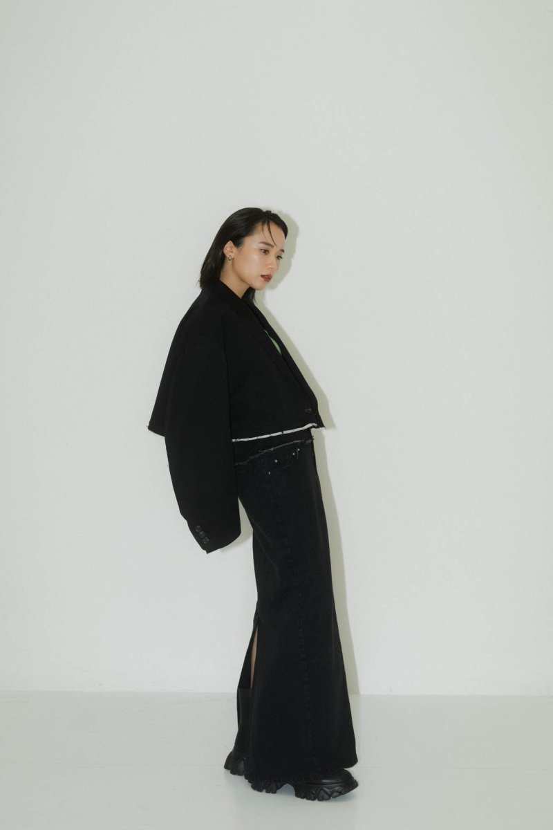 -Order sales- 2way dad jacket(unisex)/black - KNUTH MARF