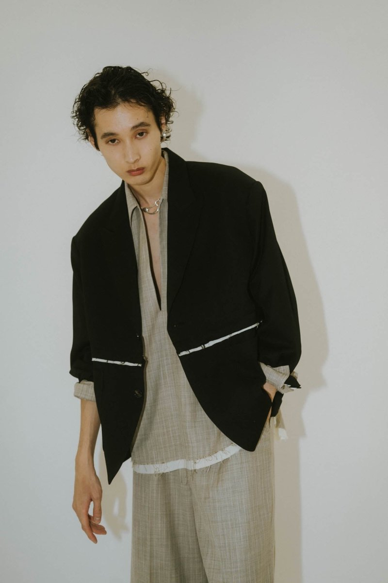 -Order sales- 2way dad jacket(unisex)/black - KNUTH MARF