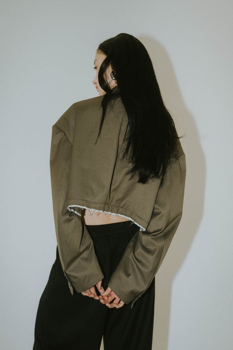 -Order sales- 2way dad jacket(unisex)/greige - KNUTH MARF