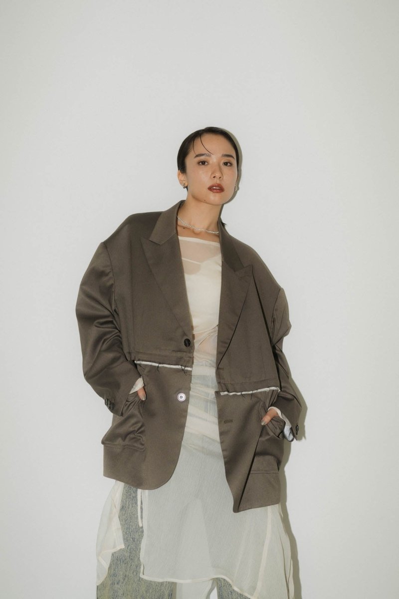 -Order sales- 2way dad jacket(unisex)/greige - KNUTH MARF