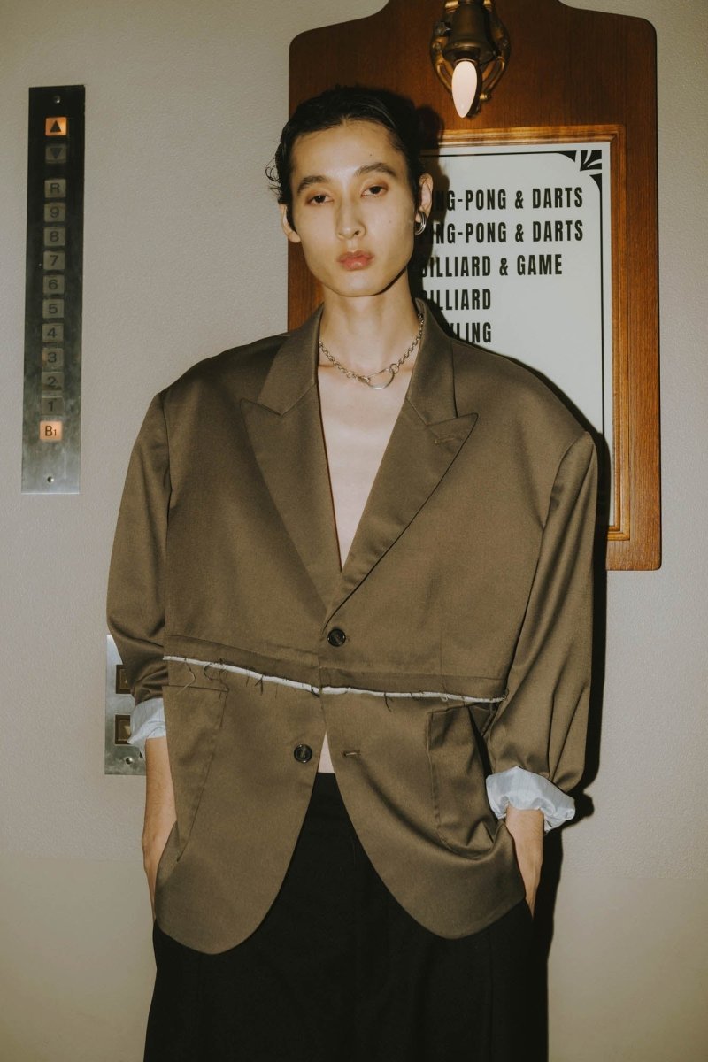 -Order sales- 2way dad jacket(unisex)/greige - KNUTH MARF