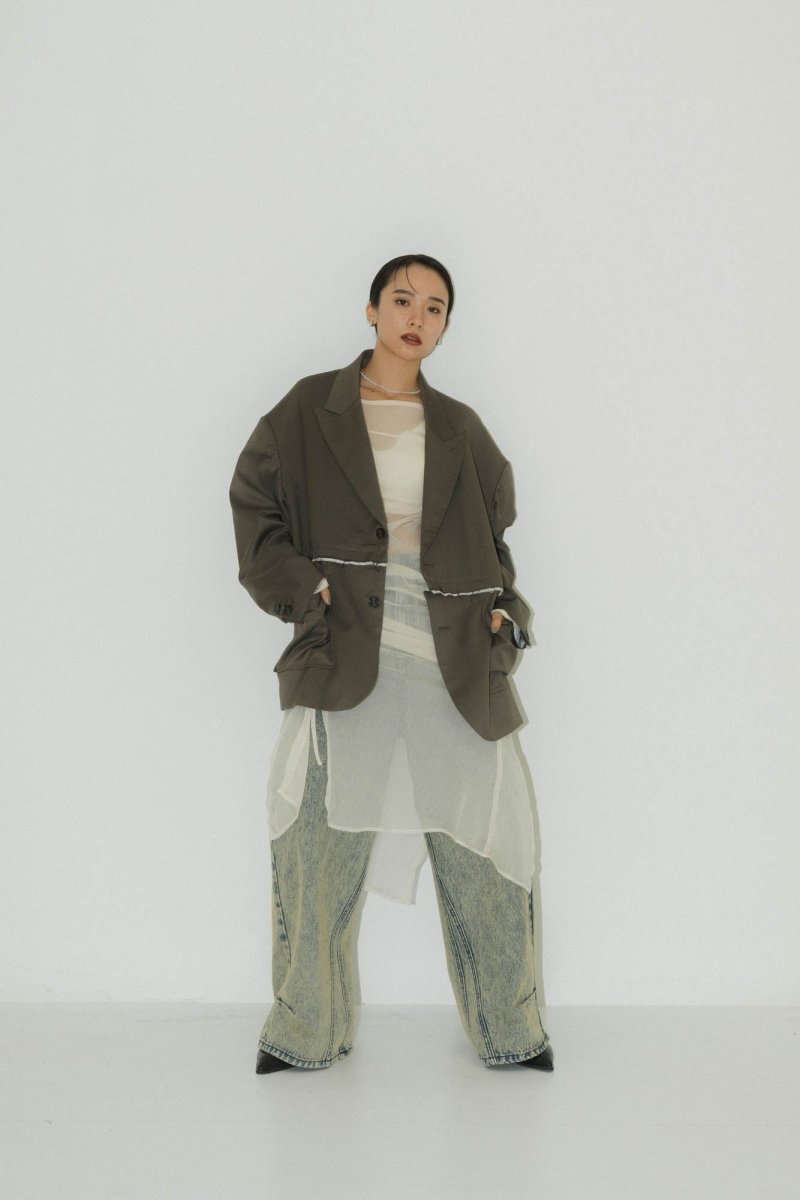 -Order sales- 2way dad jacket(unisex)/greige - KNUTH MARF