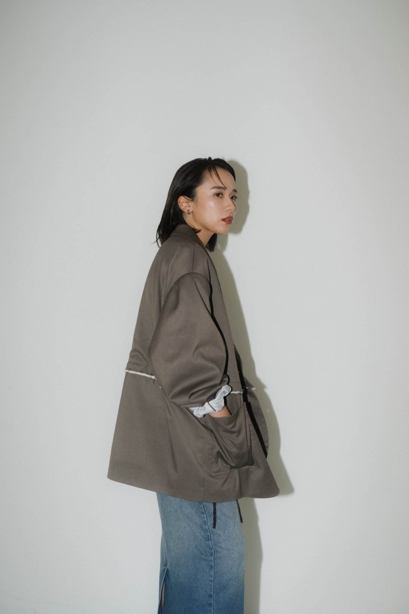 -Order sales- 2way dad jacket(unisex)/greige - KNUTH MARF