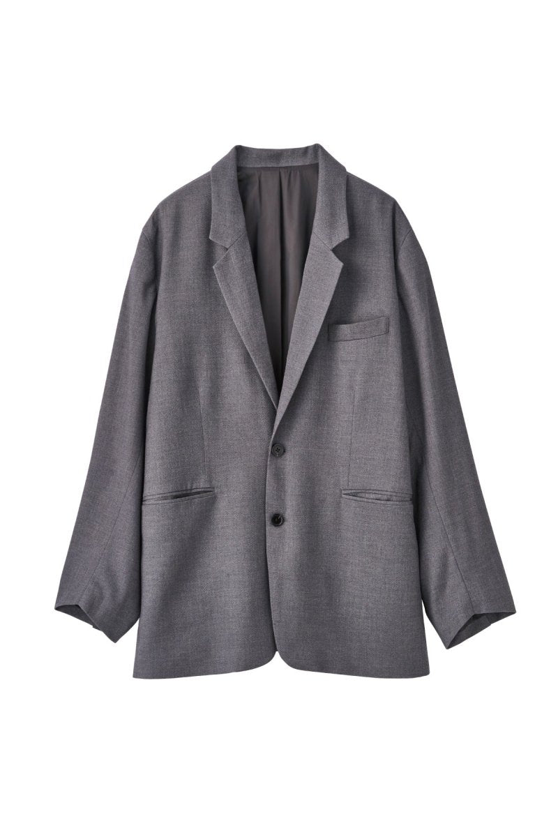 relax tailored jacket(unisex)/darkgray - KNUTH MARF
