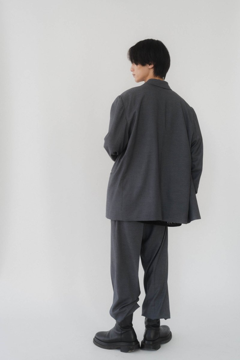 relax tailored jacket(unisex)/darkgray - KNUTH MARF