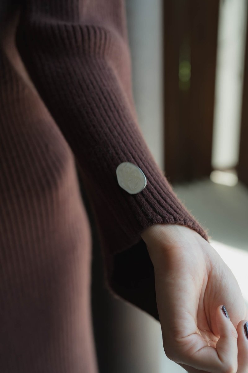 rib knit one piece/2color - KNUTH MARF