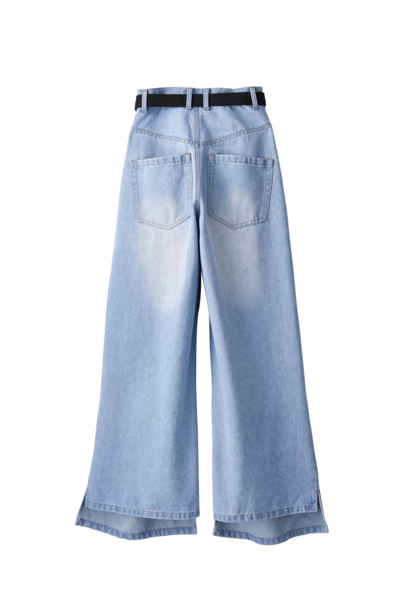 ripped buggy denim pants/2color - KNUTH MARF