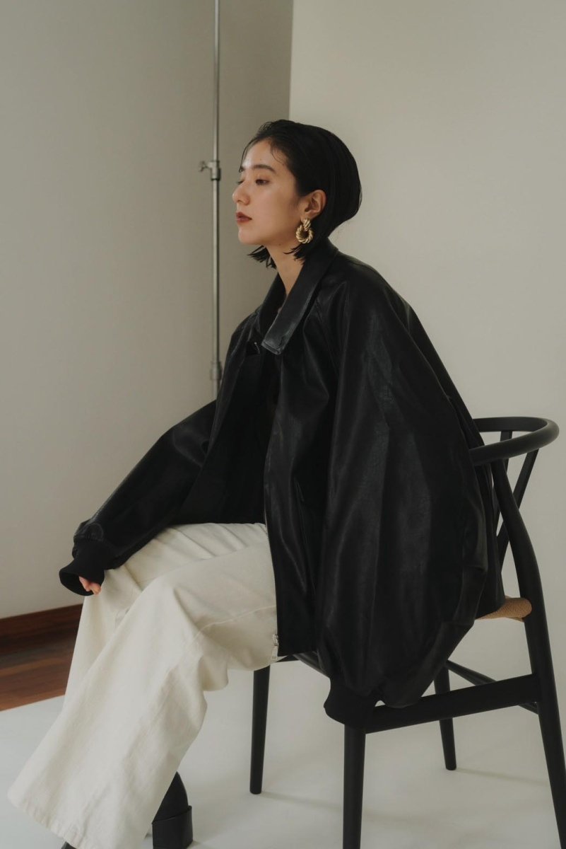 Knuth Marf】round sleeve flight jacket完売-