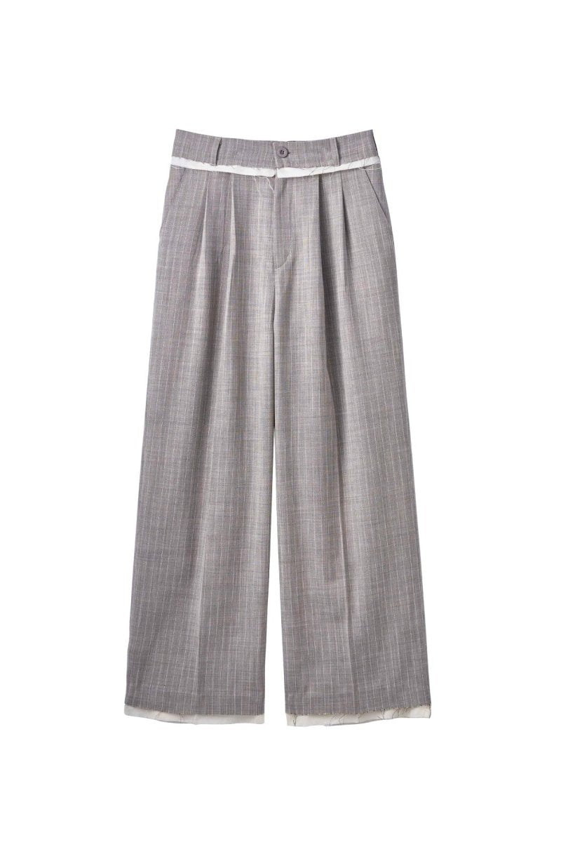 row edge pants(unisex)/2color - KNUTH MARF