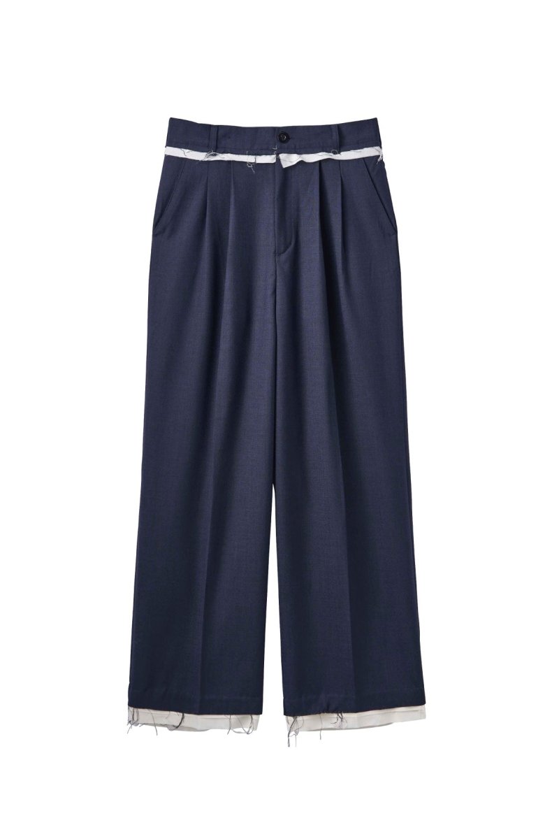 row edge pants(unisex)/2color - KNUTH MARF