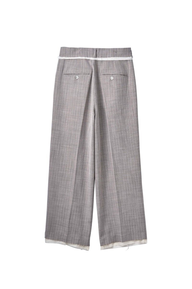 row edge pants(unisex)/2color - KNUTH MARF