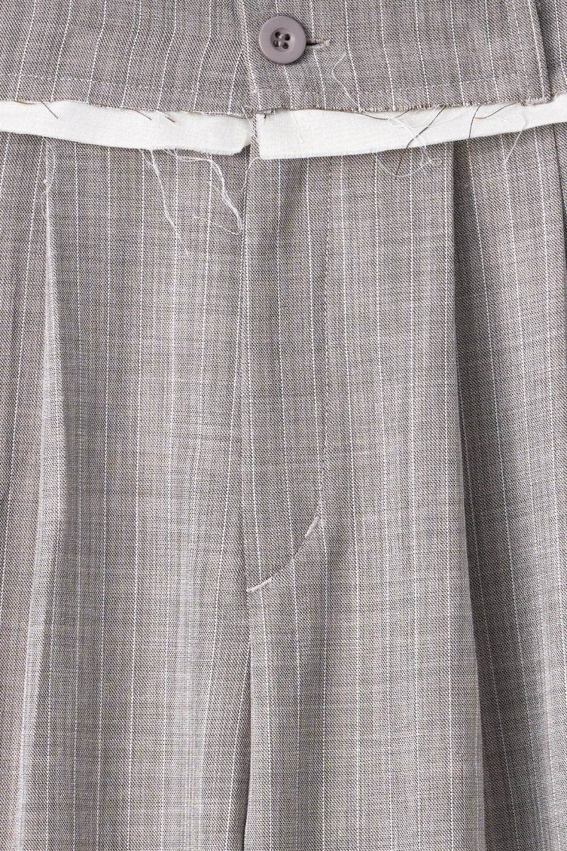 row edge pants(unisex)/2color - KNUTH MARF